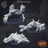 Undead Pirate Beast 3D-printed model